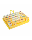 Happy 24/7 Stress-Relief 26-Key Keyboard Clip - Yellow